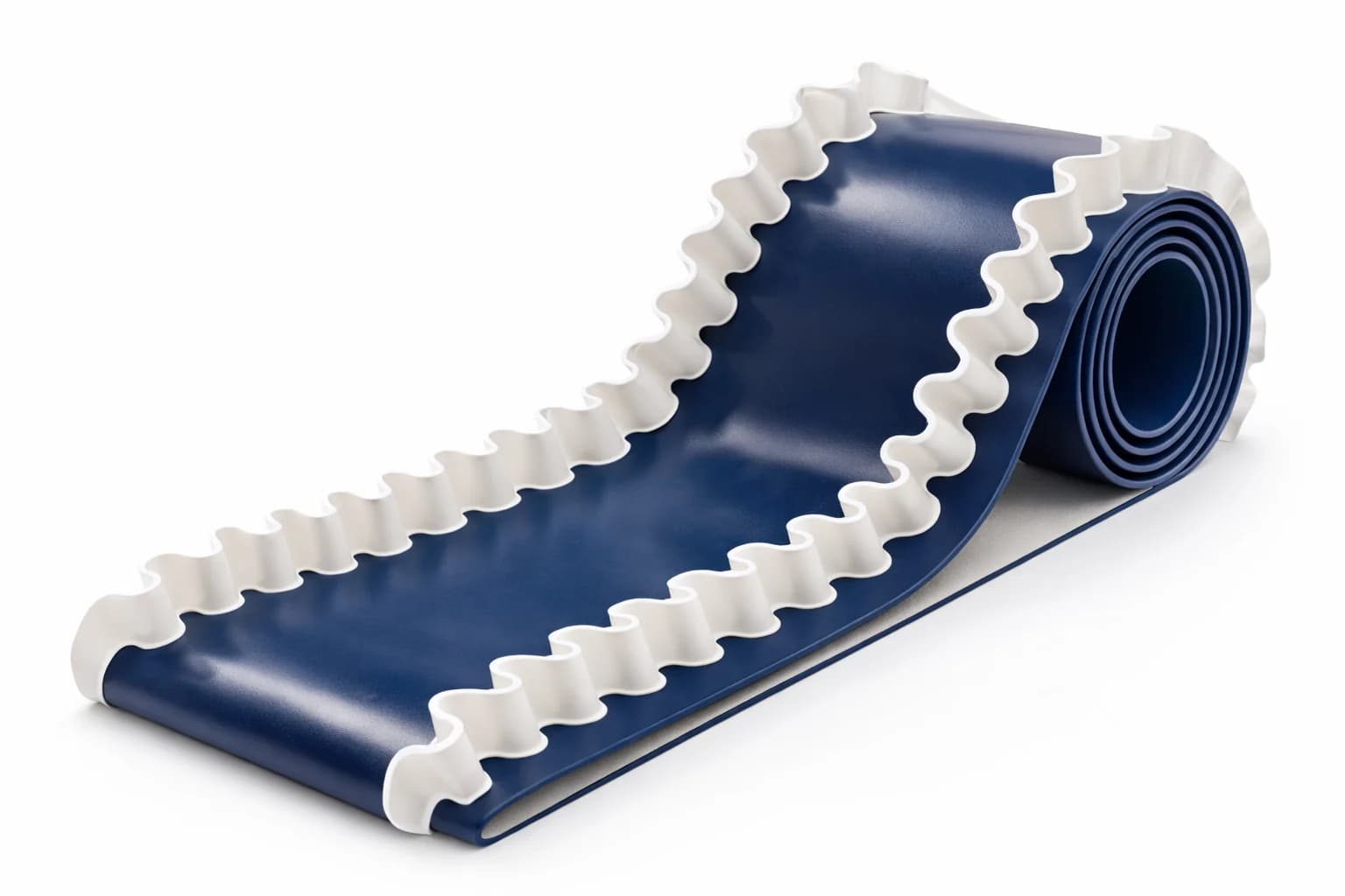 ПВХ лента с гофробортом