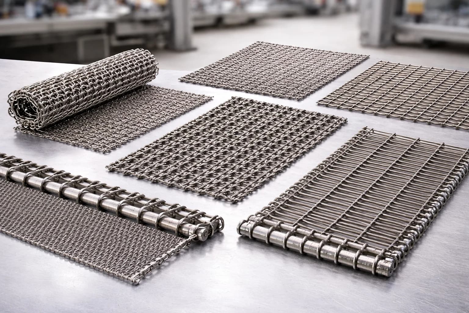 Металлические транспортерные сетки