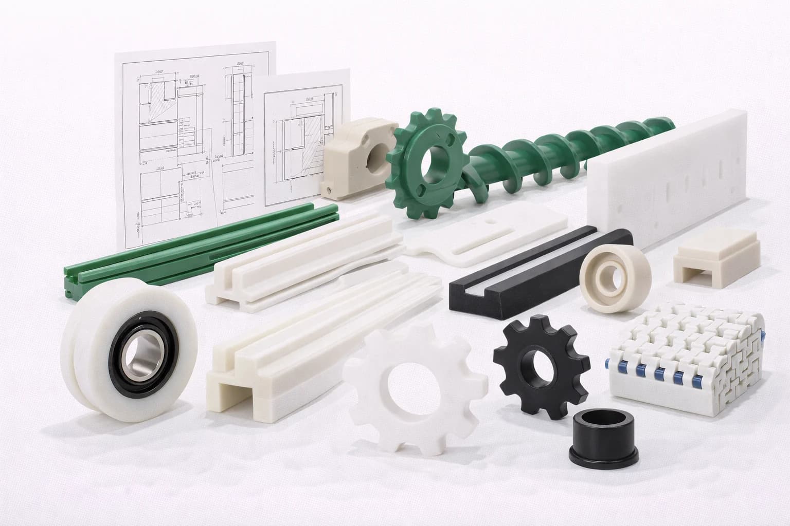 Изделия из пластмасс по чертежам и образцам