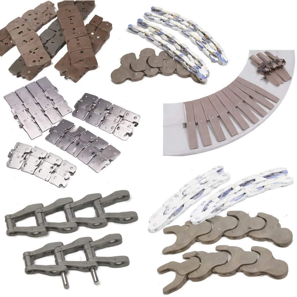 Пластинчатые цепи с бортами