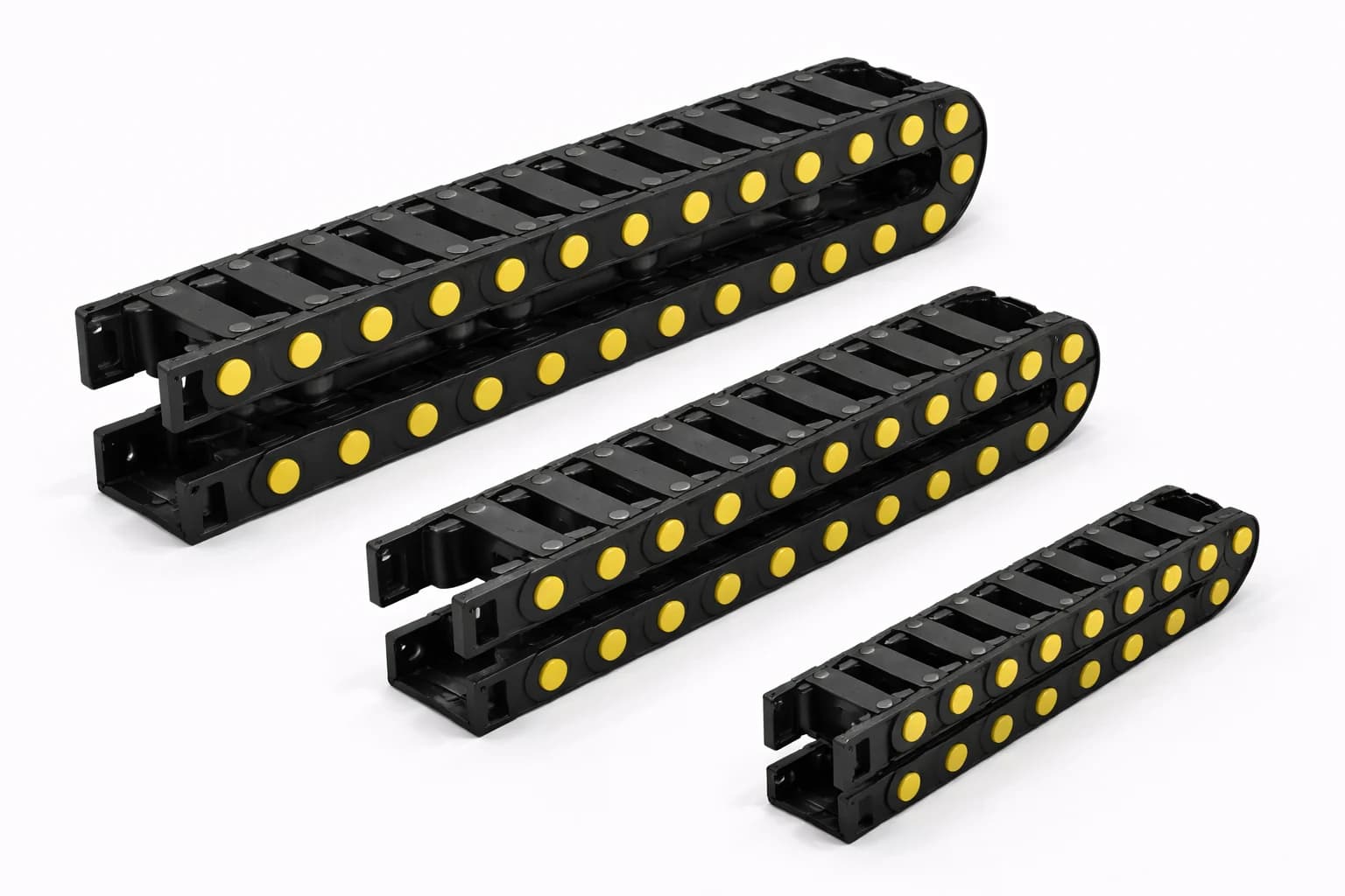 Пластмассовые кабеленесущие цепи с фиксированной шириной